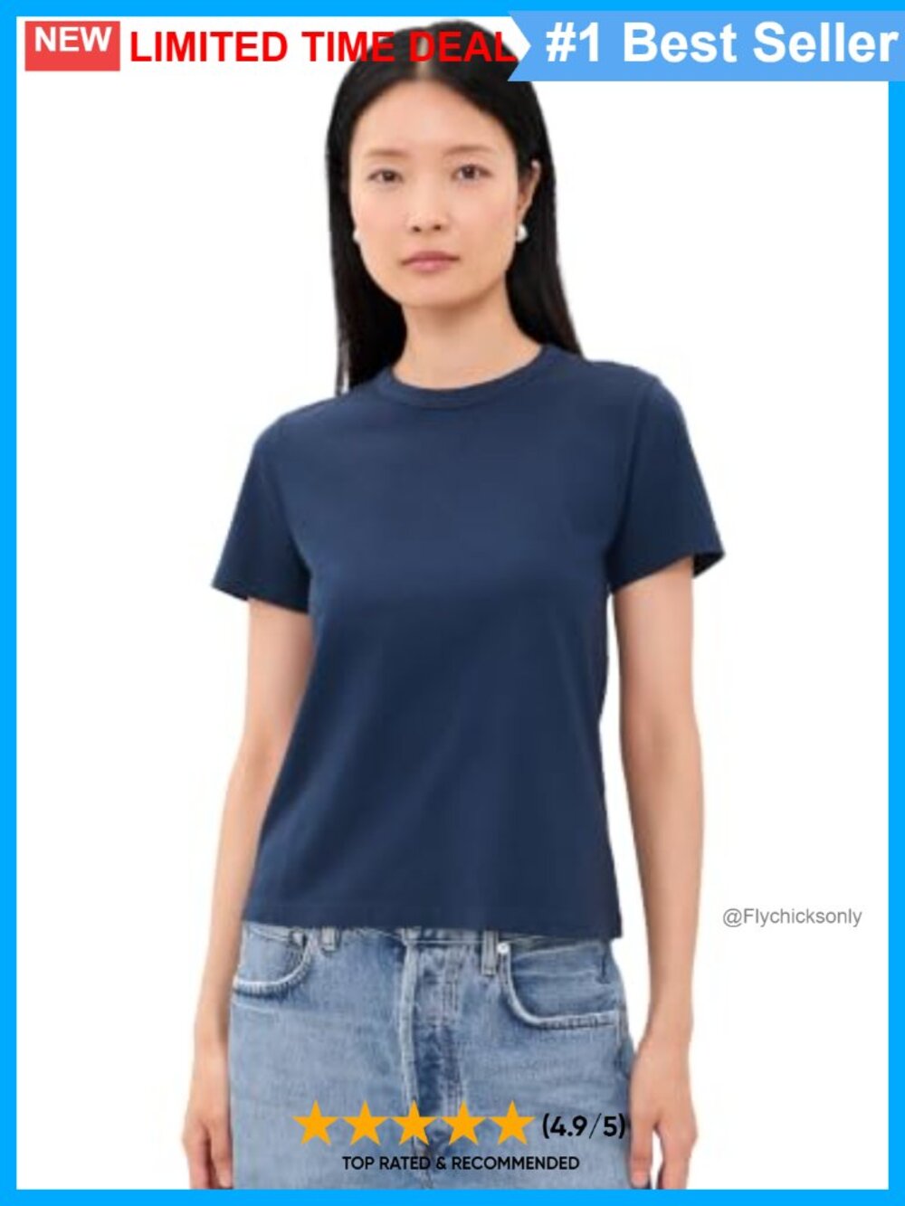 Madewell The Perfect Crewneck Tee Allday Jersey Cap Sleeve Classic Fit